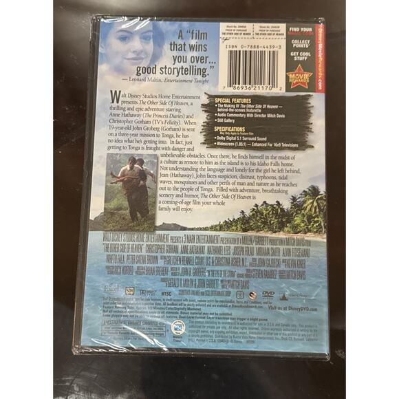 Walt Disney The Other Side of Heaven DVD 2003 new Factory Seal Anne Hathaway - Picture 2 of 4